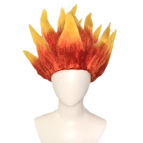 Short Spiked Wig Cosplay Costume Hair Halloween Party Wig Unisex Anime Style - Picture 3 of 9